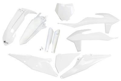 Kit déco carrosserie Ufo plast ufo ktm blanc