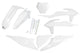 Kit déco carrosserie Ufo plast ufo ktm blanc