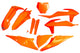 Kit déco carrosserie Ufo plast ufo ktm orange