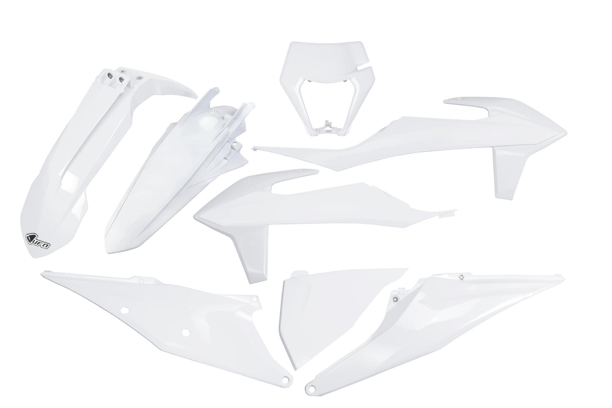 Kit déco carrosserie Ufo plast ufo ktm blanc
