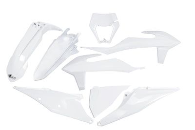 Kit déco carrosserie Ufo plast ufo ktm blanc