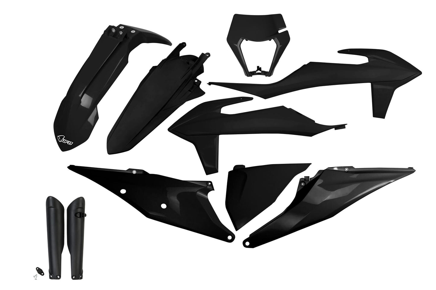 Kit déco carrosserie Ufo plast ufo ktm noir