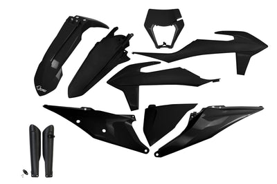 Kit déco carrosserie Ufo plast ufo ktm noir