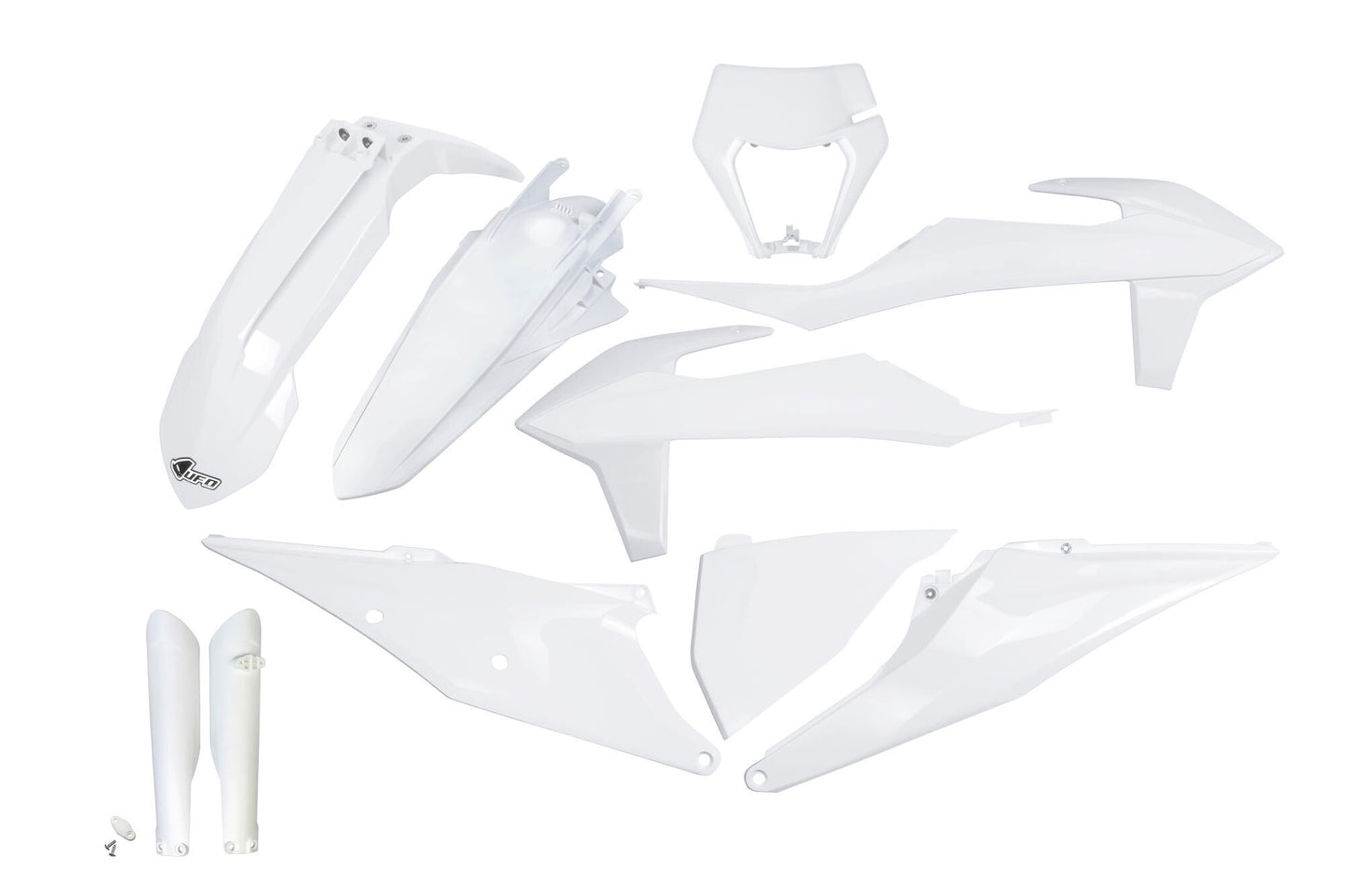 Kit déco carrosserie Ufo plast ufo ktm blanc