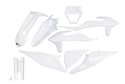 Kit déco carrosserie Ufo plast ufo ktm blanc