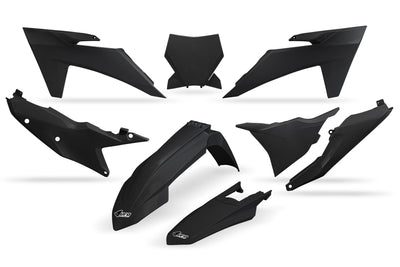 Kit déco carrosserie Ufo plast ufo ktm noir