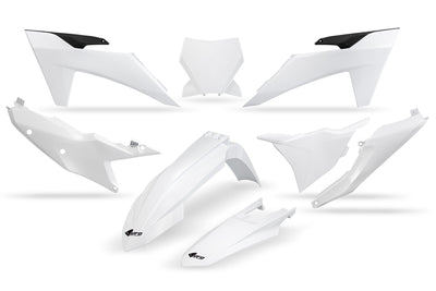 Kit déco carrosserie Ufo plast ufo ktm blanc
