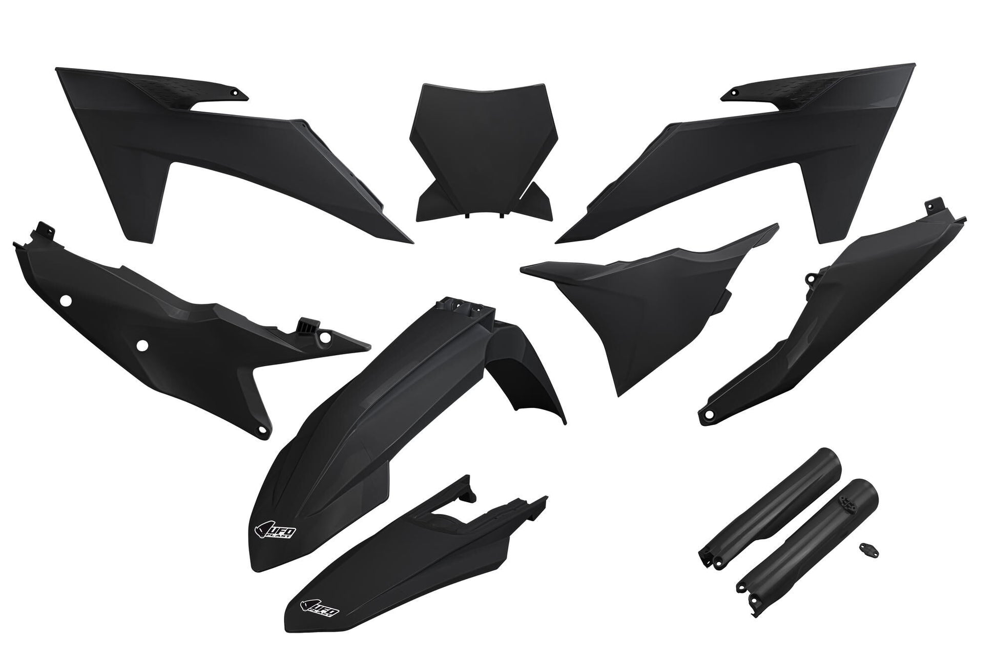 Kit déco carrosserie Ufo plast ufo ktm noir