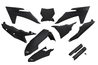 Kit déco carrosserie Ufo plast ufo ktm noir