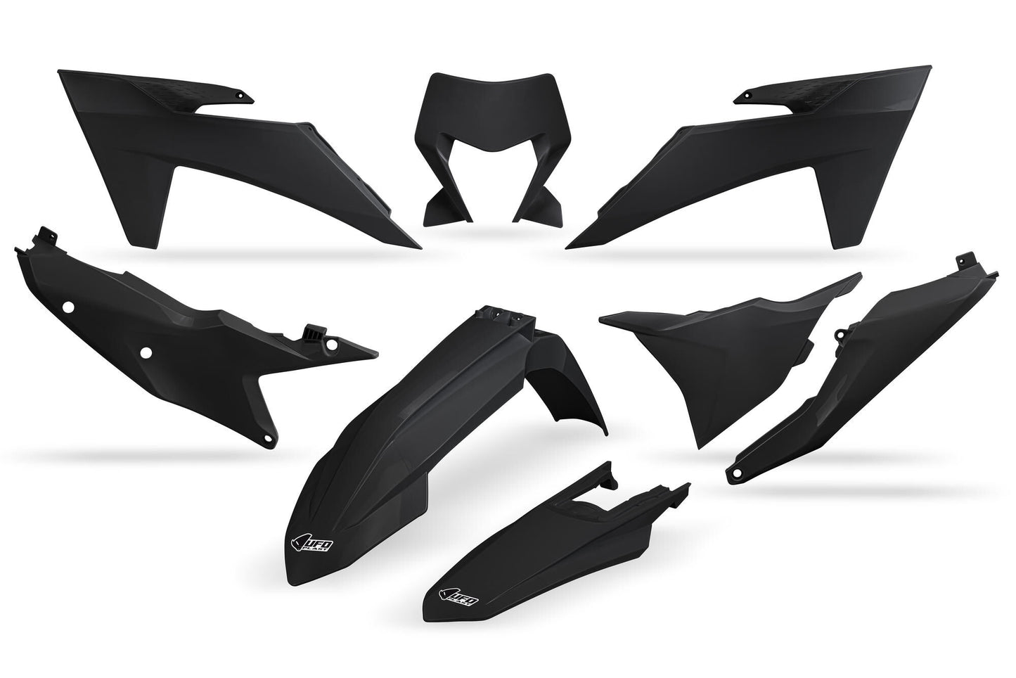 Kit déco carrosserie Ufo plast ufo ktm noir