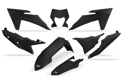 Kit déco carrosserie Ufo plast ufo ktm noir