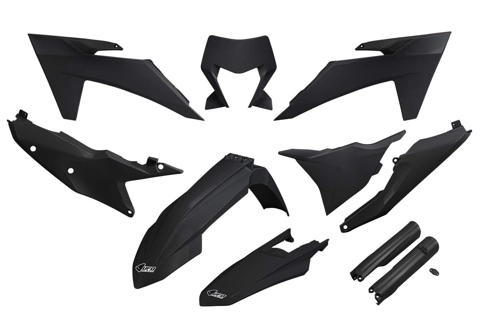 Kit déco carrosserie Ufo plast ufo ktm noir