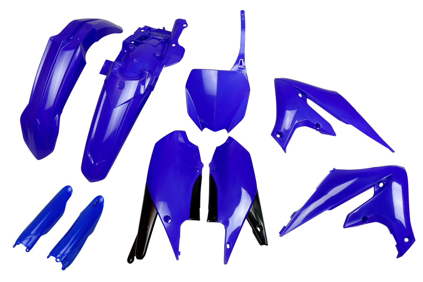 Kit de décoration de carrosserie Ufo plast ufo yamaha oem bleu noir