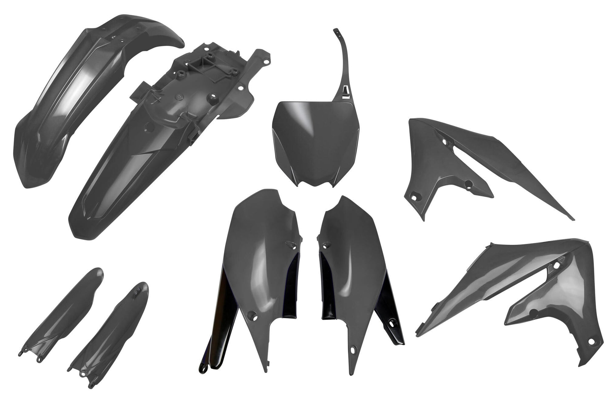 Kit déco carrosserie Ufo plast ufo yamaha gris