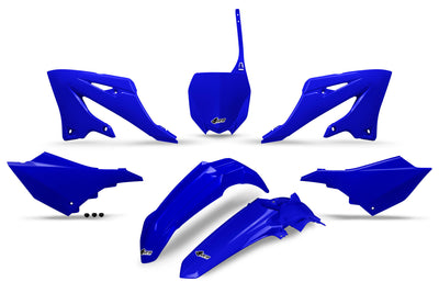 Kit de décoration de carrosserie Ufo plast ufo yamaha oem bleu