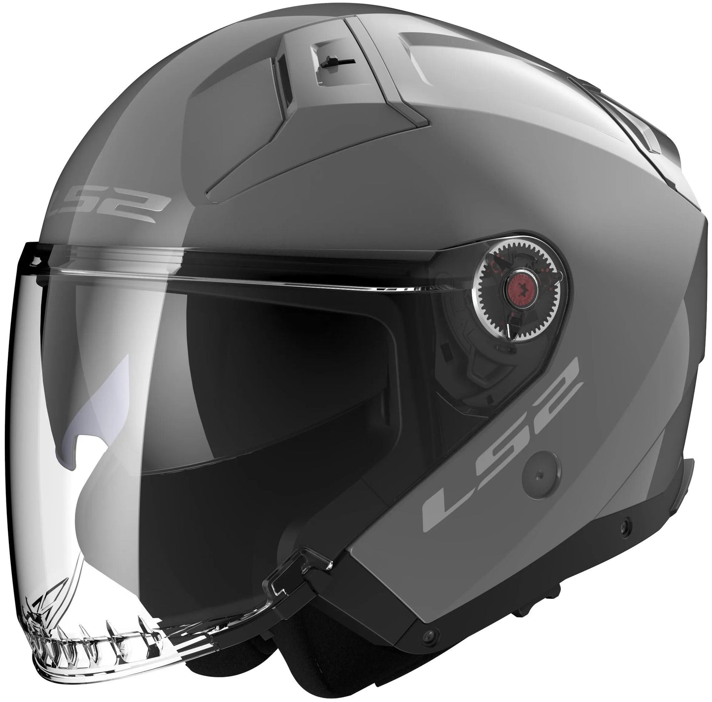 Casque jet Ls2 de 603 infinity ii, casque de 603 infi. ii gris xs uni