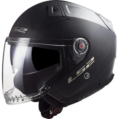 Casque jet Ls2 de 603 infinity ii, casque de 603 infi. ii solid s noir mat