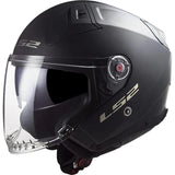 Casque jet Ls2 de 603 infinity ii, casque de 603 infi. ii solid xs noir mat - afbeelding 2