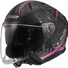 Casque jet Ls2 « of603 infinity ii lotus » casque of603 infi. ii lotus s noir rose