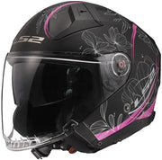 Casque jet Ls2 « of603 infinity ii lotus » casque of603 infi. ii lotus xs noir rose - afbeelding 2