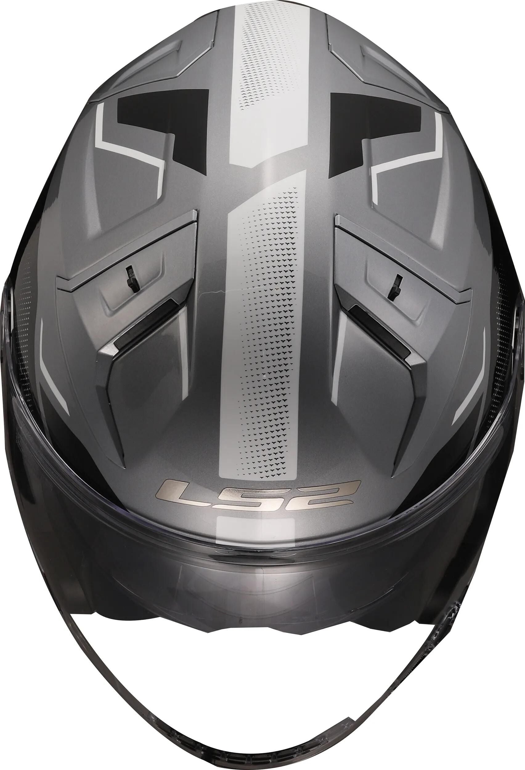 Casque jet Ls2 « of603 infinity ii veyron » casque of603 infi. ii veyron l gris bl blanc