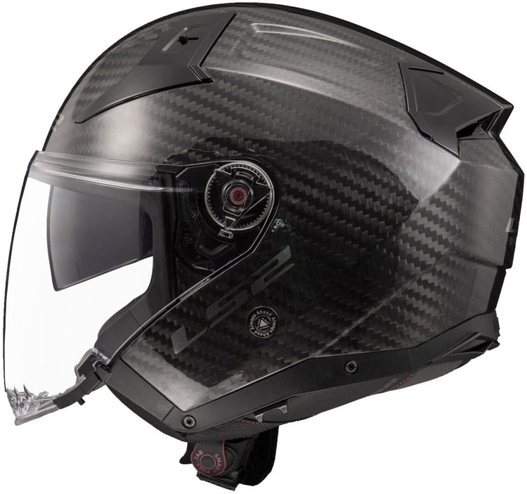 Casque jet Ls2 de 603 infinity ii casque solide en carbone de 603 infi. ii carbone solide s