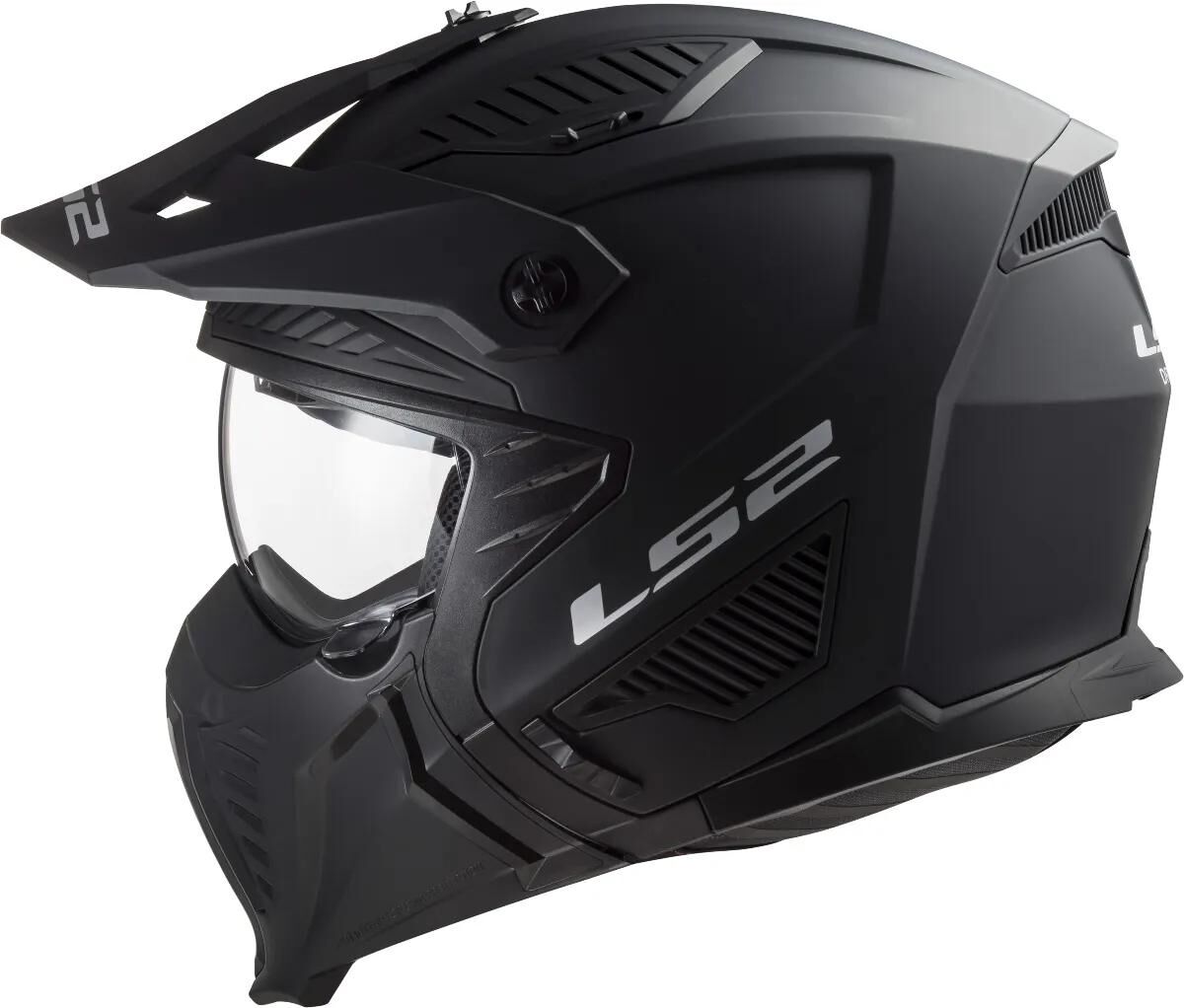 Ls2 casque modulable of606 drifter solid casque of606 drifter solid xxl noir mat