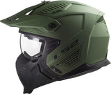 Ls2 casque modulable of606 drifter solid casque of606 drifter solid xs vert mat - afbeelding 2
