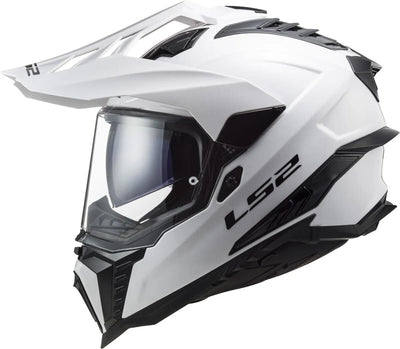 Casque enduro Ls2 mx701 explorer solid . casque mx701 explorer solid xs blanc