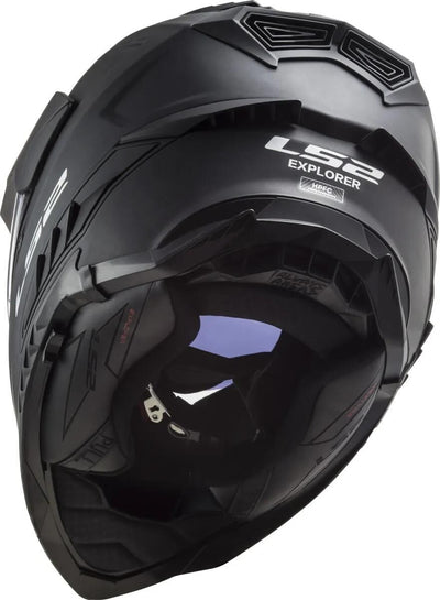 Casque enduro Ls2 mx701 explorer solid . casque mx701 explorer solid s noir mat