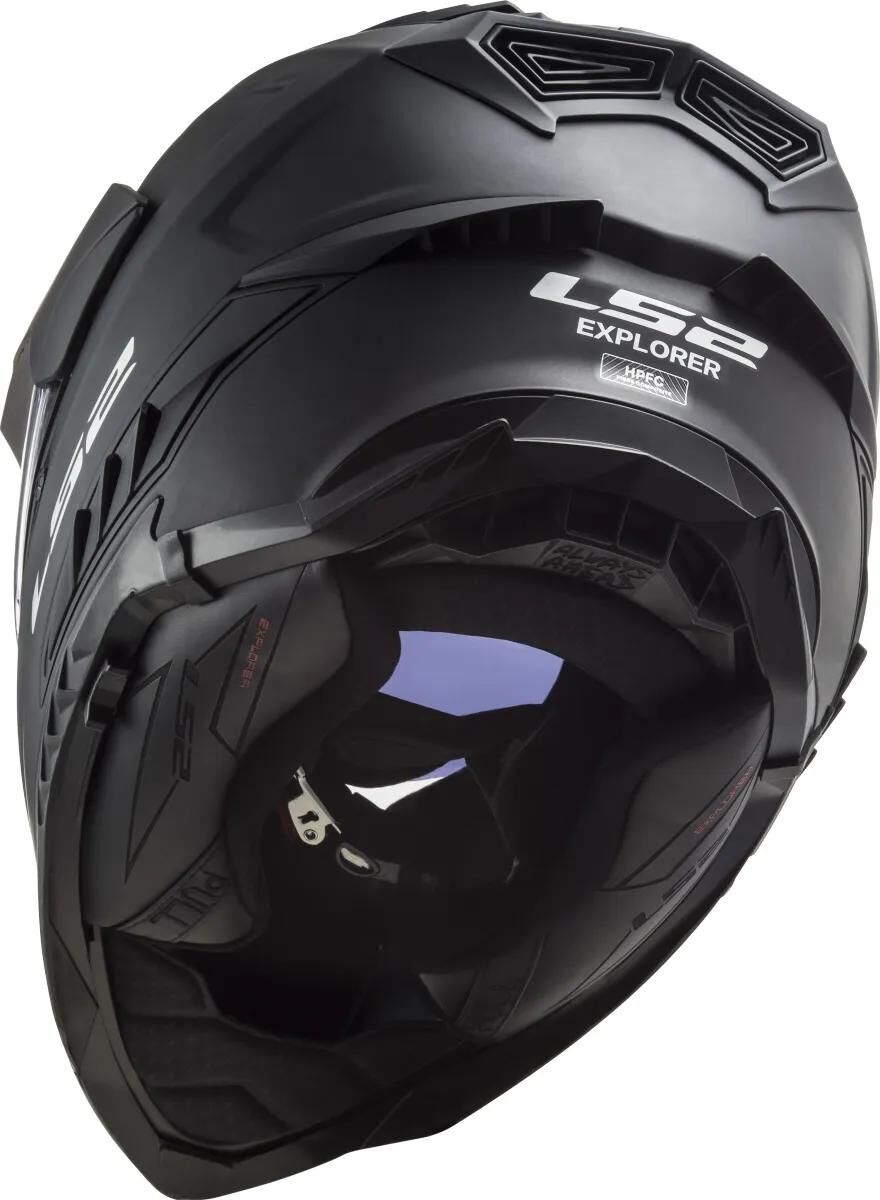Casque enduro Ls2 mx701 explorer solid . casque mx701 explorer solid xs noir mat