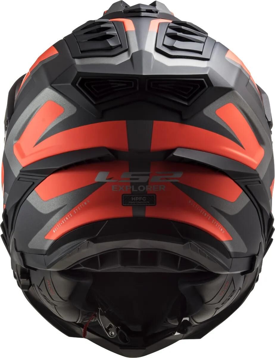 Casque enduro Ls2 mx701 explorer alter, amovible et lavable, coussinets de joue de secours, fermeture micrométrique, dessus de casque amovible, préparation pour communication avec le casque, pinlock 70 maxvision™. casque mx701 explorer alter s bl. ou mat