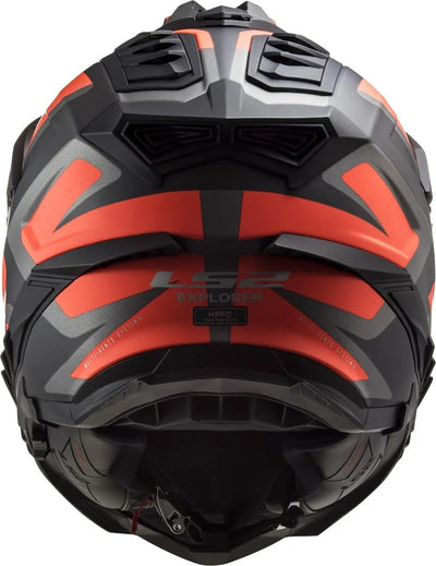 Casque enduro Ls2 mx701 explorer alter, amovible et lavable, coussinets de joue de secours, fermeture micrométrique, dessus de casque amovible, préparation pour communication avec le casque, pinlock 70 maxvision™. casque mx701 explorer alter s bl. ou mat