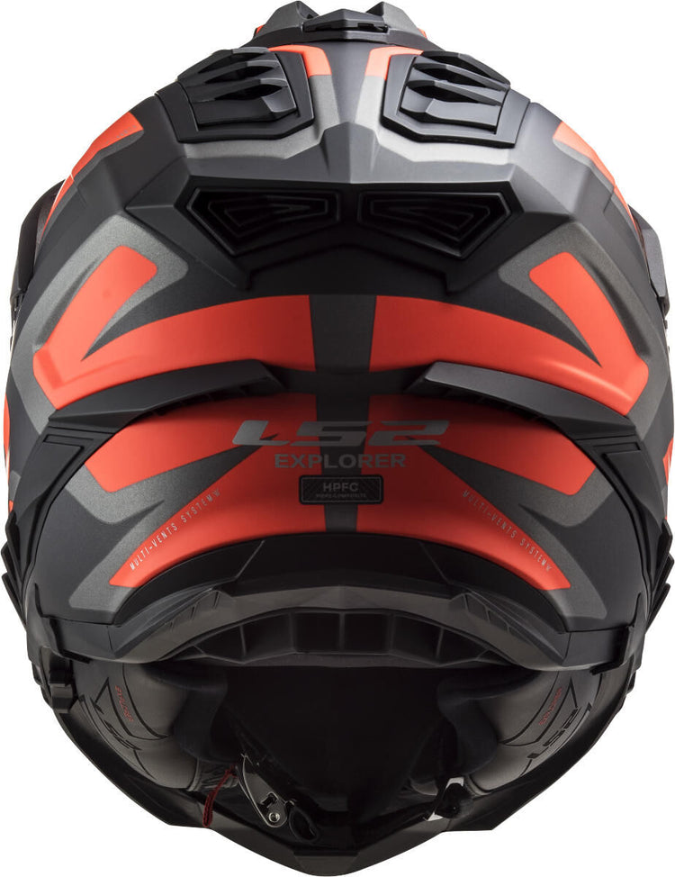 Casque enduro Ls2 mx701 explorer alter, amovible et lavable, coussinets de joue de secours, fermeture micrométrique, dessus de casque amovible, préparation pour communication avec le casque, pinlock 70 maxvision™. casque mx701 explorer alter m bl. ou mat