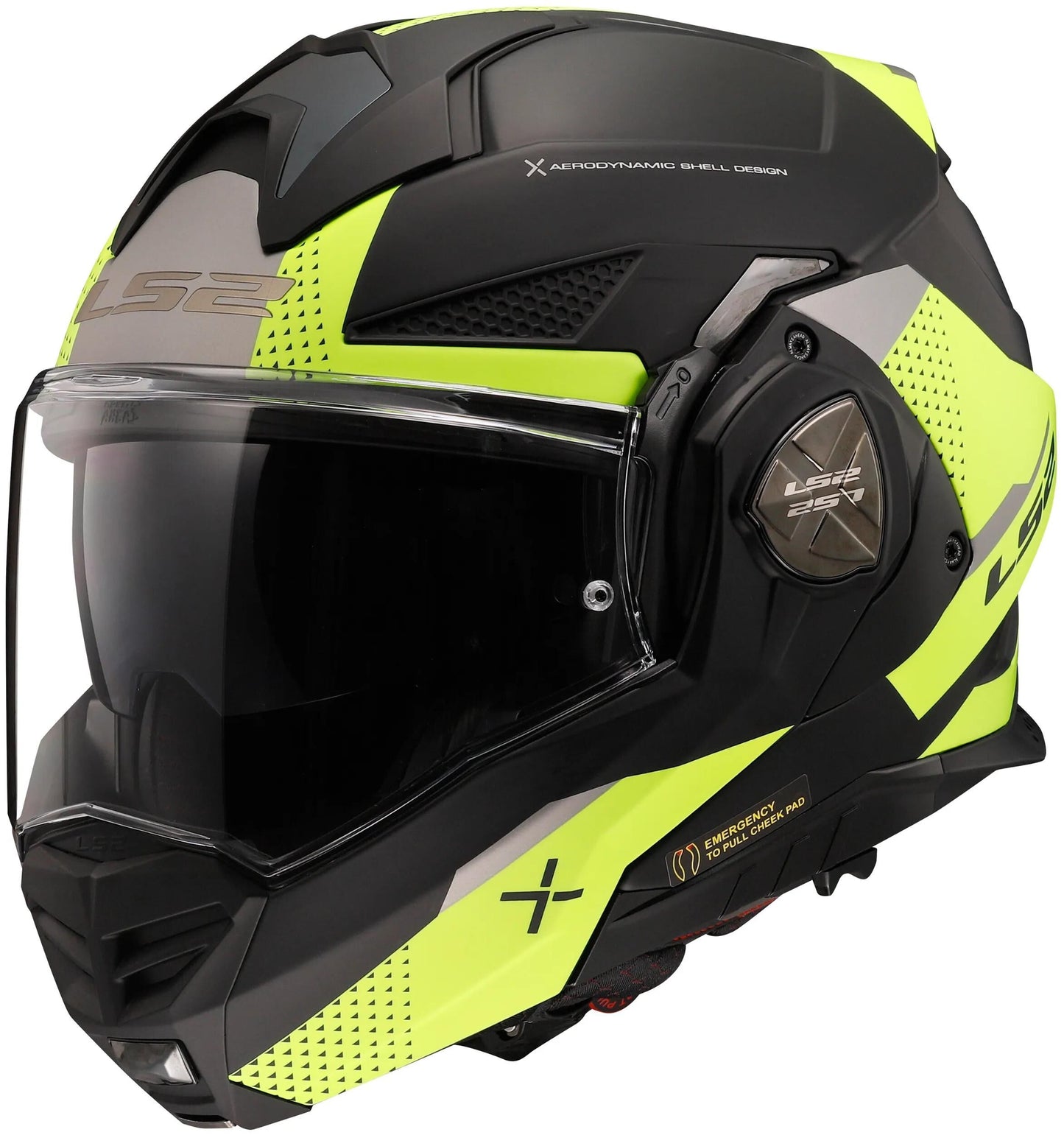 Casque modulable Ls2 ff901 advant x casque oubli ff901 adv. x basé sur l bl jaune