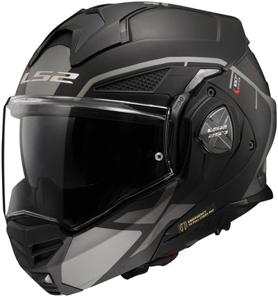 Casque modulable Ls2 ff901 advant x casque metryk ff901 adv. x métrique s noir gris
