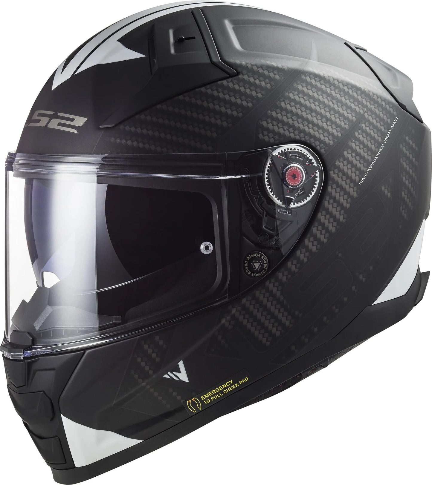 Casque intégral LS2 ff811 vector ii casque splitter ff811 vect. ii spl. mbl blanc