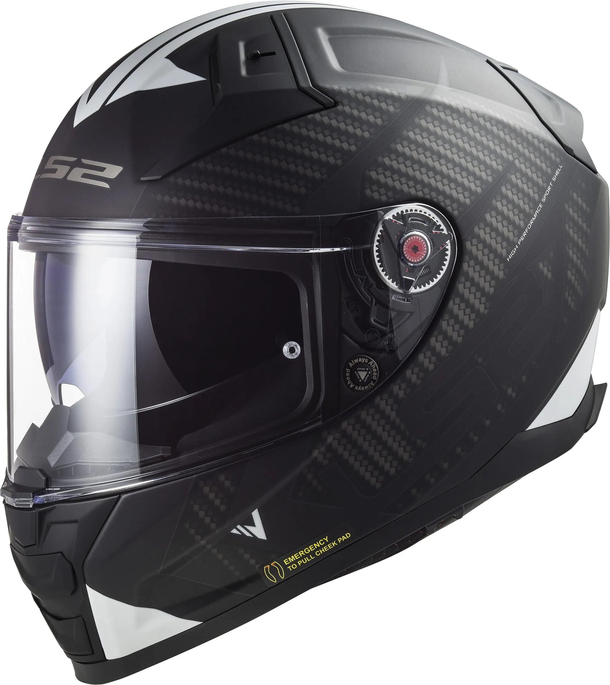 Casque intégral LS2 ff811 vector ii casque splitter ff811 vect. ii spl. xl bl blanc