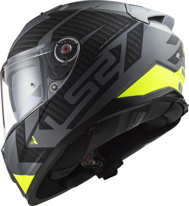 Casque intégral LS2 ff811 vector ii splitter casque ff811 vect. ii spl. xxl titane jaune