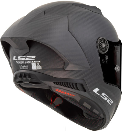 Casque intégral Ls2 ff805 Thunder Carbon GP Aero Casque Thunder GP Aer noir mat gr. xs
