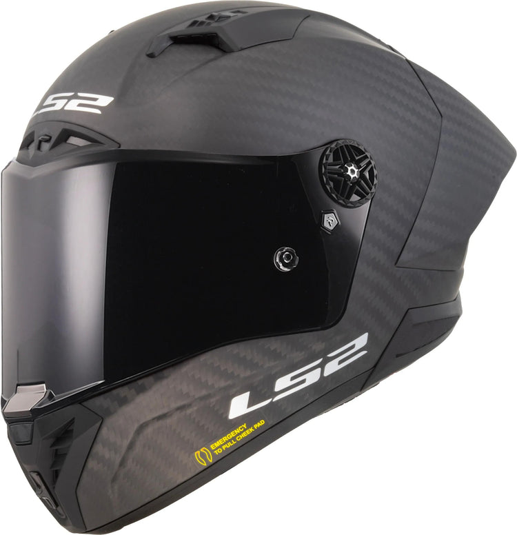 Casque intégral Ls2 « ff805 Thunder Carbon GP Aero » Casque ff805 th.ca.gp aero l car. noir mat