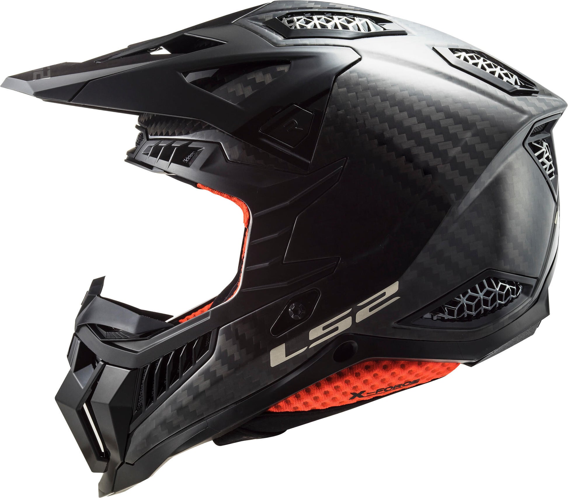 Casque de motocross Ls2 mx703 x-force casque solide mx703 x-force solid s carbone