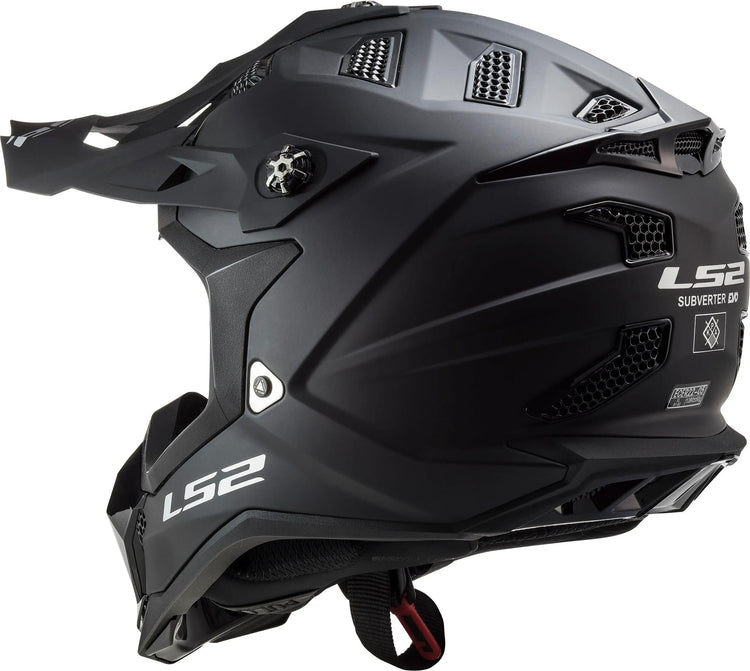 Casque motocross Ls2 mx700 subverter evo noir casque subverter evo noir sw mat gr. s