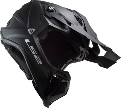 Casque cross LS2 MX700 subverter evo noir, amovible et lavable, respirant et hypoallergénique. casque subverter evo noir sw mat gr. je