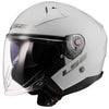 Casque jet Ls2 de 603 infinity ii, casque de 603 infi. ii solide xl blanc