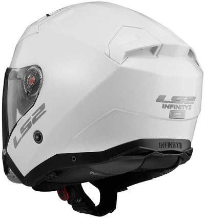 Casque jet Ls2 de 603 infinity ii, casque de 603 infi. ii solide xl blanc