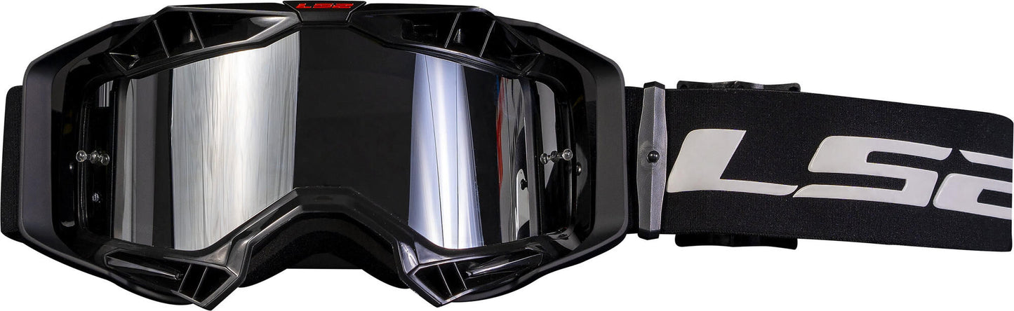 Ls2 aura pro lunettes de motocross lunettes aura pro noir