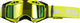 Ls2 aura pro lunettes de motocross lunettes aura pro noir jaune fluo