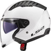 Ls2 of600 copter ii casque jet solide casque de600 copt. ii solide s blanc