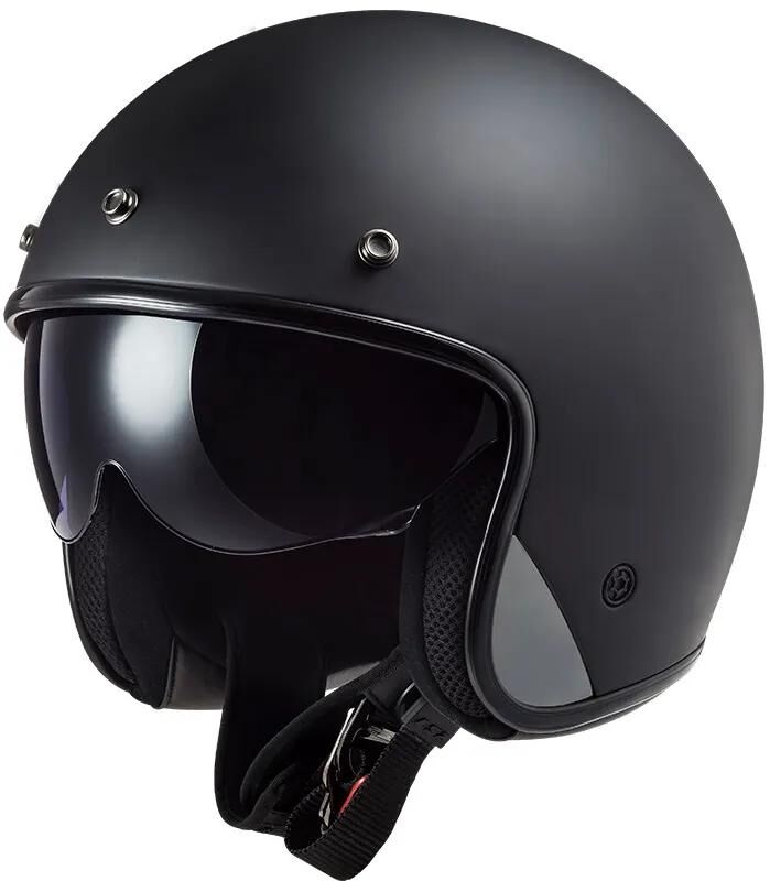 Casque jet Ls2 of601 bob ii solid casque of601 bob ii solid s noir mat